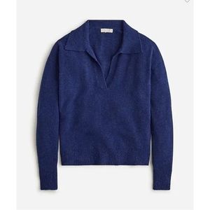 J.Crew collared v-neck sweater in super soft yarn wool blend